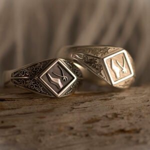 Suutarinsormus patinoitu kirkas